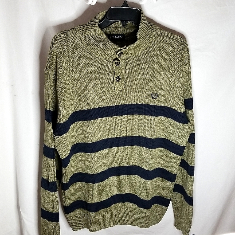 Chaps Mens Pullover Turtleneck Sweater